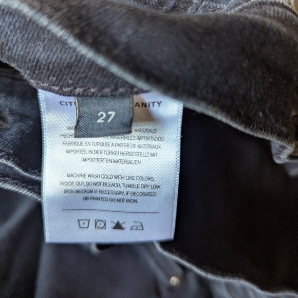 Citizens of Humanity Isola Crop Straight Leg Jeans (Chamber) - Picture 5 of 16